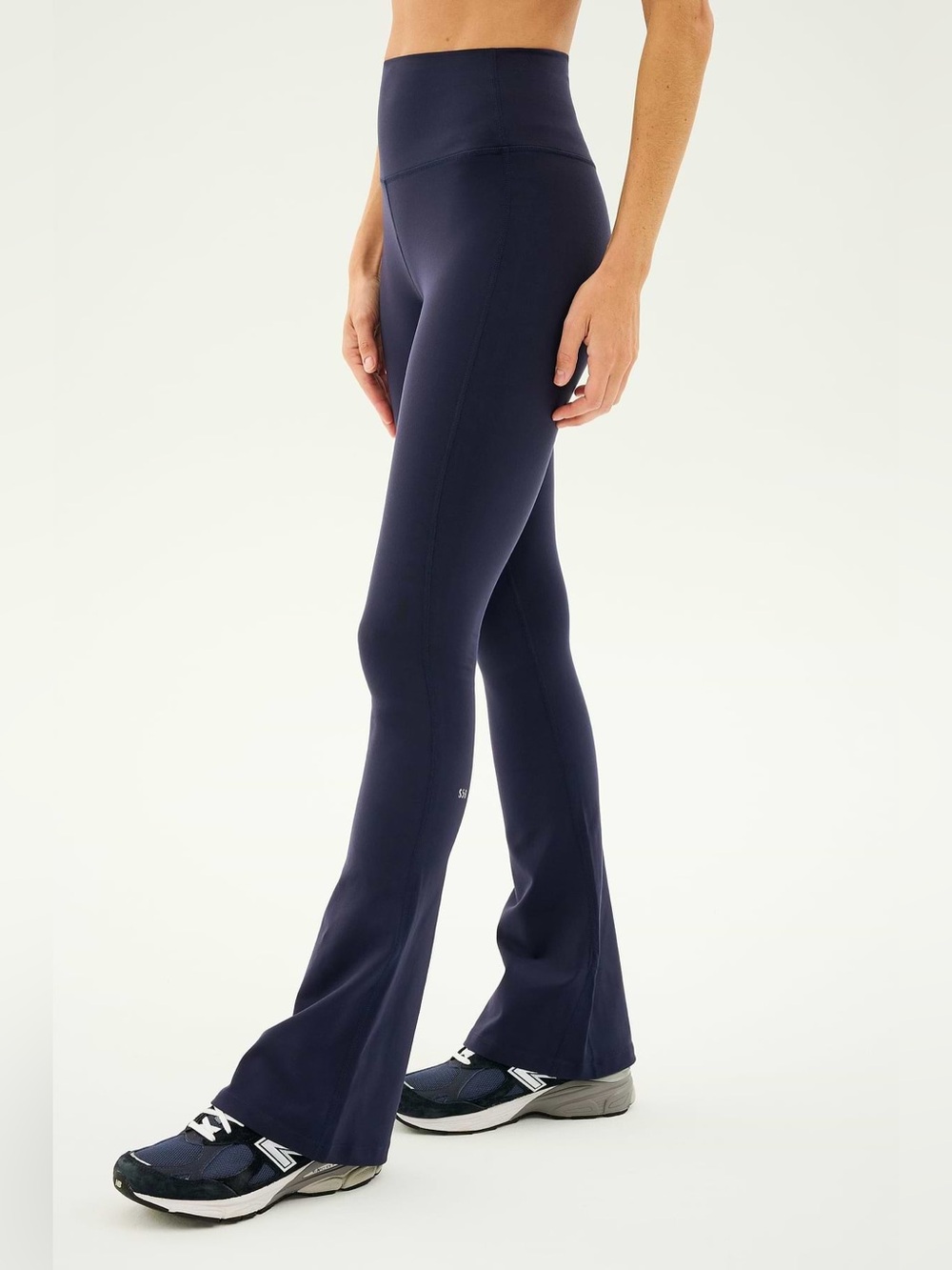 Splits59 Raquel High Waist Flared Legging Navy XS